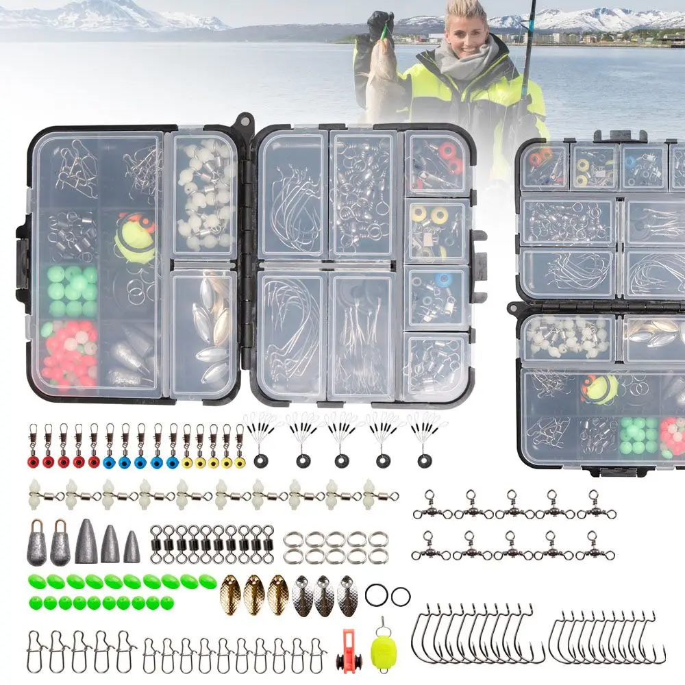 

Accessories Fishing Tools Fishing Accessories Baits Container Fishing Tackle Box Lure Storage Box Fishing Tackles Set Jig Hooks