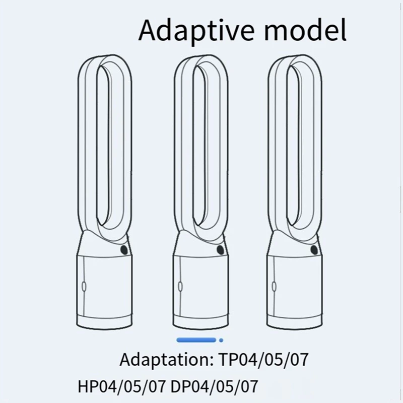 Угольный фильтр для Dyson TP/HP/DP04/05/07 Pure Cool Hepa очиститель герметичный двухступенчатый 360-градусный фильтр аксессуары для системы