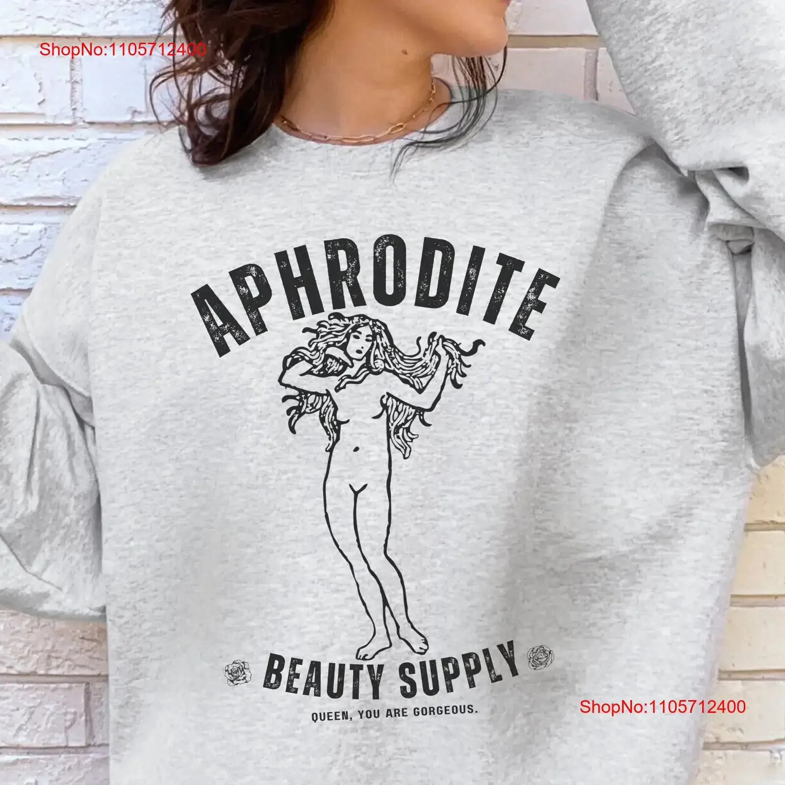 Aphrodite T Shirt Beauty Supply Greek Goddess Self Love SweaT Divine Feminine Mythology Light Academia Feminist vintage Washed