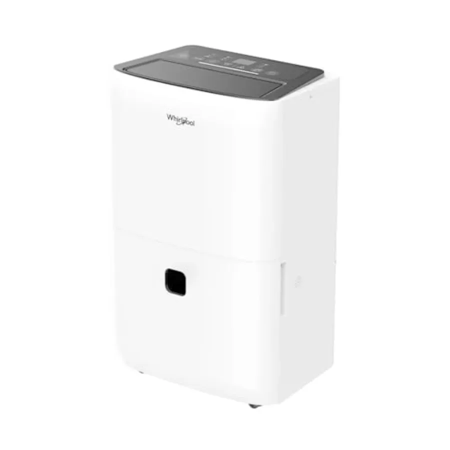 

32 Pint Energy Star Certified Dehumidifier in White: Compact Quiet Efficient Humidity Moisture Absorber for Home Bathroom Bedro