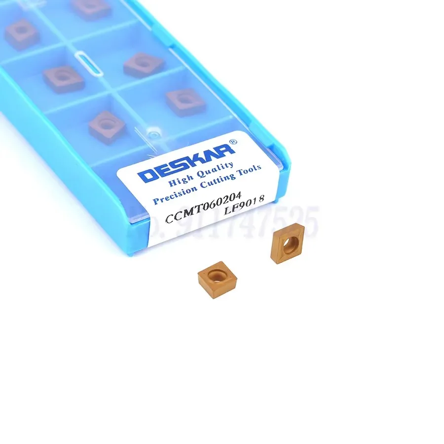 

CCMT060204 LF9018 CCMT060208 LF9018 Токарный станок с ЧПУ Ромб Внешний круг Режущие вставки Токарные инструменты с ЧПУ для обработки стальных деталей