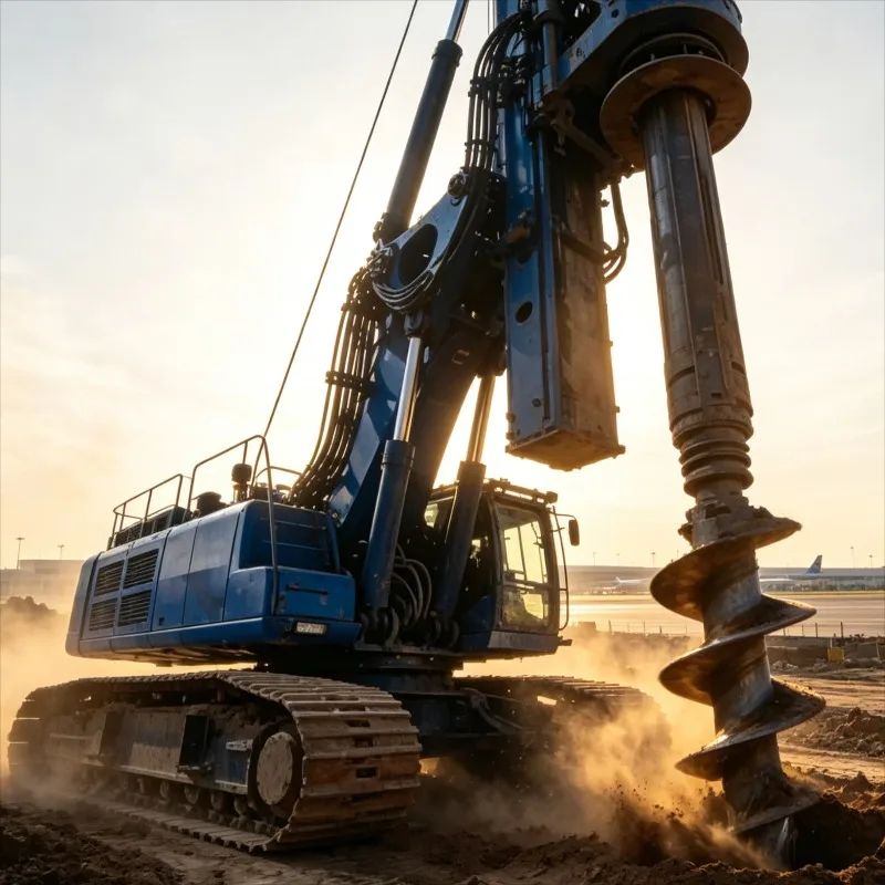 Customized Hydraulic Rotary Drilling Rig Crawler Type High Torque Small Portable Foundation Pile Driver CE Certified
