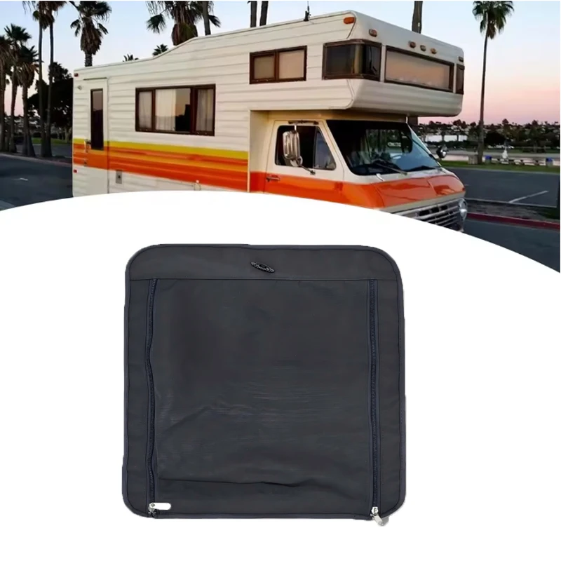 Caravan Roof Vent Fan Sunshade For MaxxAir Vent Fan Insulating Blackout Shade Motorhome SKylight Vent Sunshade With Zippers