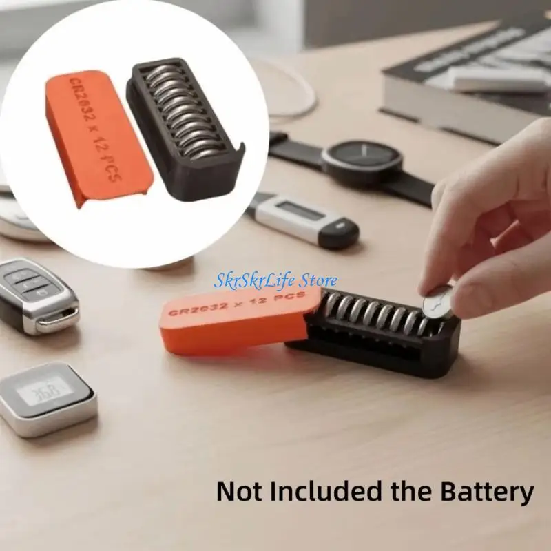Small Battery Case with Sliding Cover