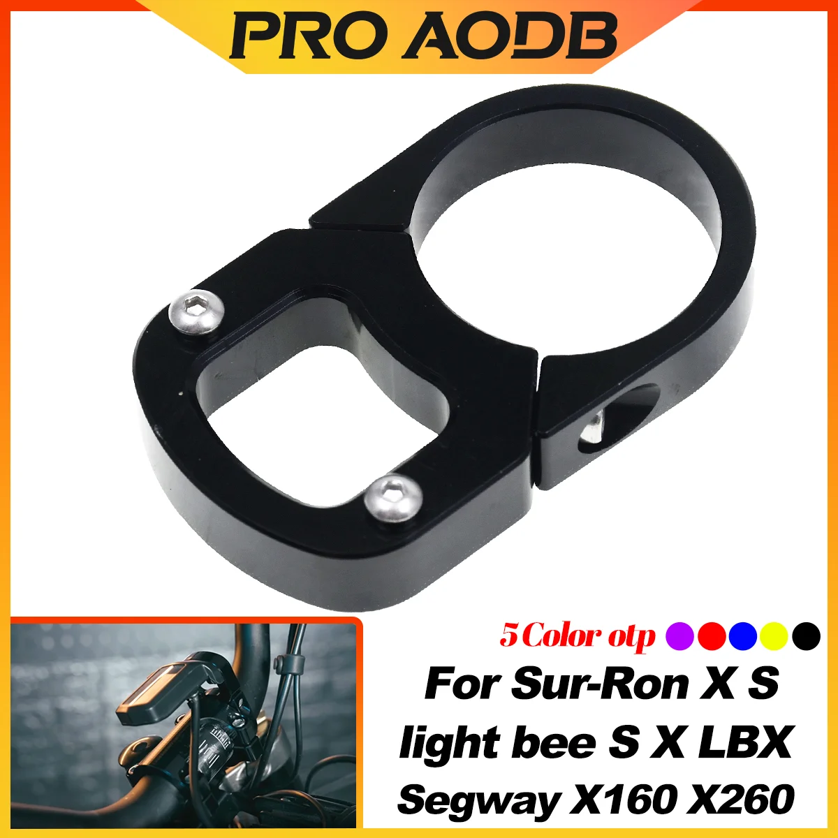 Motorcycles CNC Digital Display Relocation Bracket For Sur Ron SurRon Light Bee S/X/LBX For Segway X260 X160 Electric Dirt Bike
