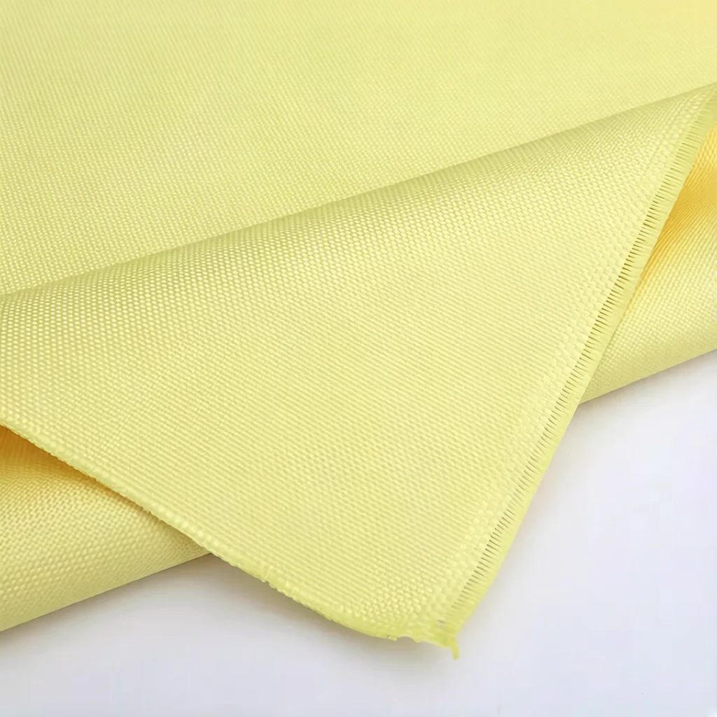 Crepe Pan Carbon - Tkanina Kevlarowa Żółta SYNTETYCZNA z włókna