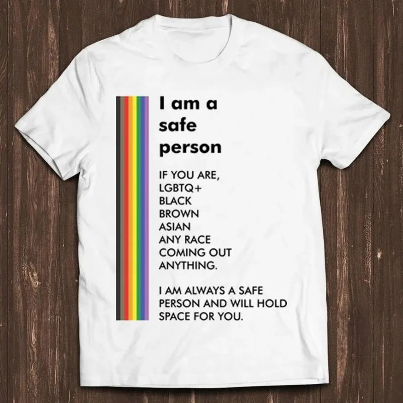 I Am A Safe Person LGBTQ LGBT Pride Meme Cool Cult Movie Gift Tee T Shirt
