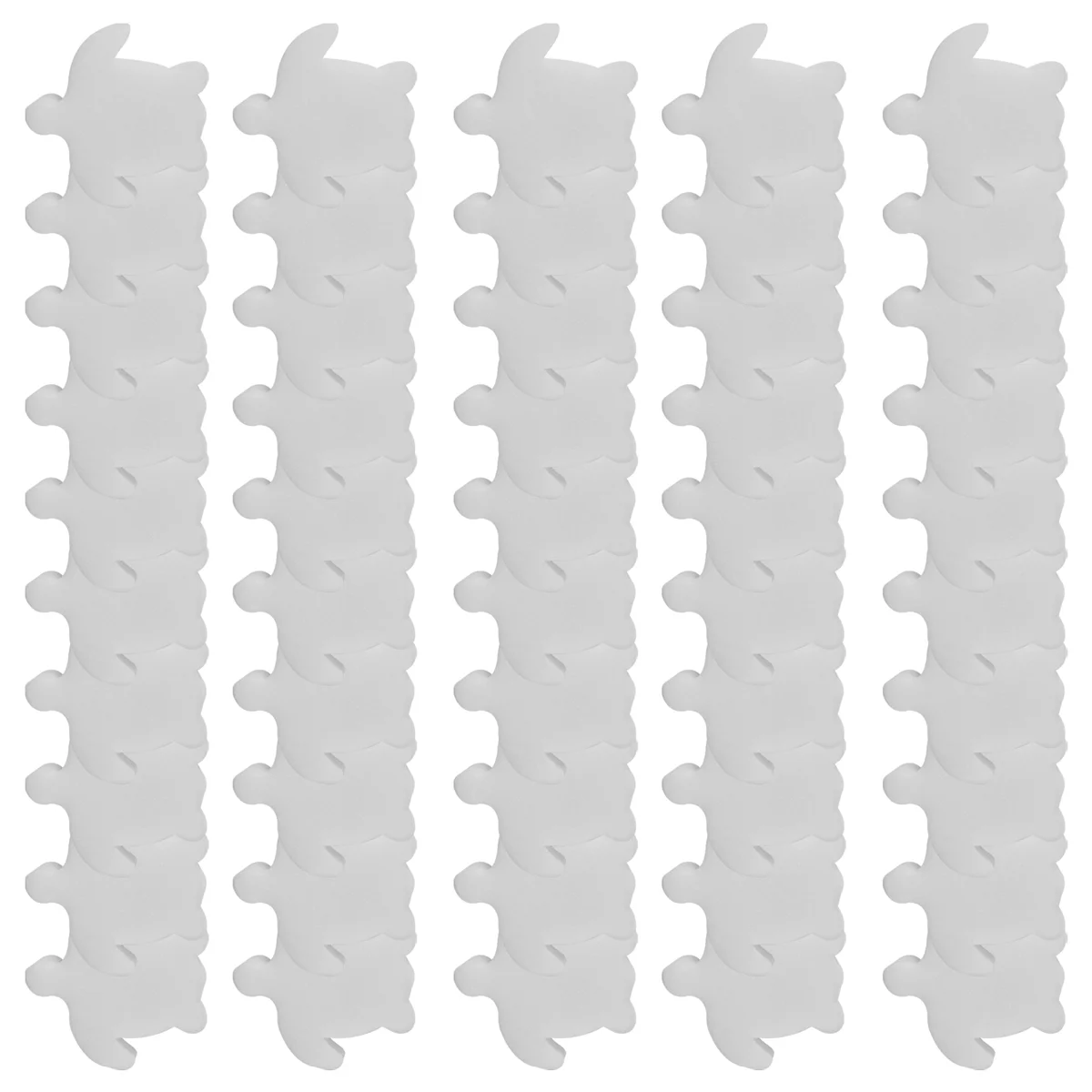 Sponge50Pcs الأبيض العائمة سبا الإسفنج السلاحف النفط امتصاص حوض استحمام ساخن مقشدة حثالة امتصاص المنظفات لحمام السباحة