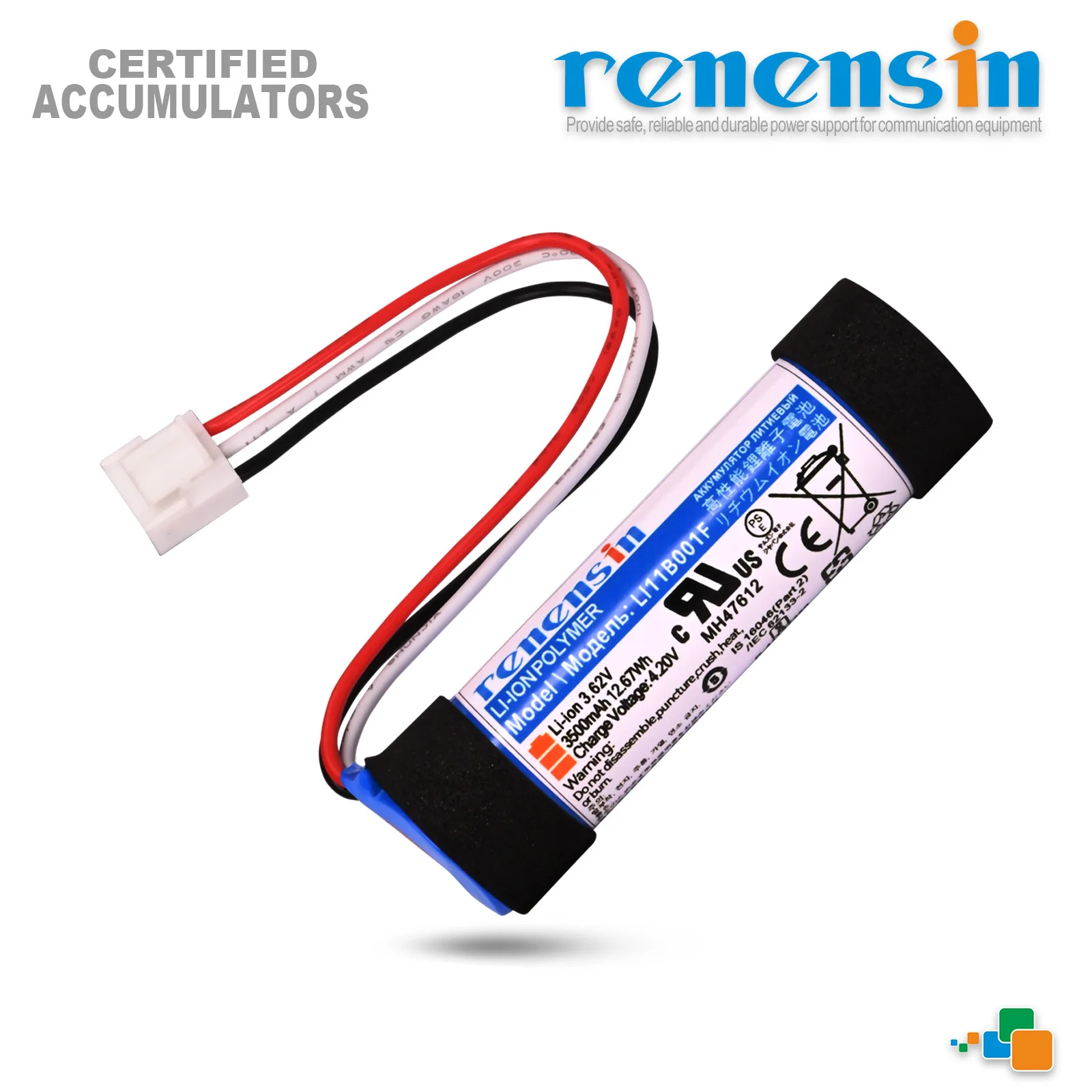 Renensin High Capacity Battery 3.7V 3500mAh LI11B001F for Harman Kardon Onyx Studio 1 2 3 4 Replacement Batteries