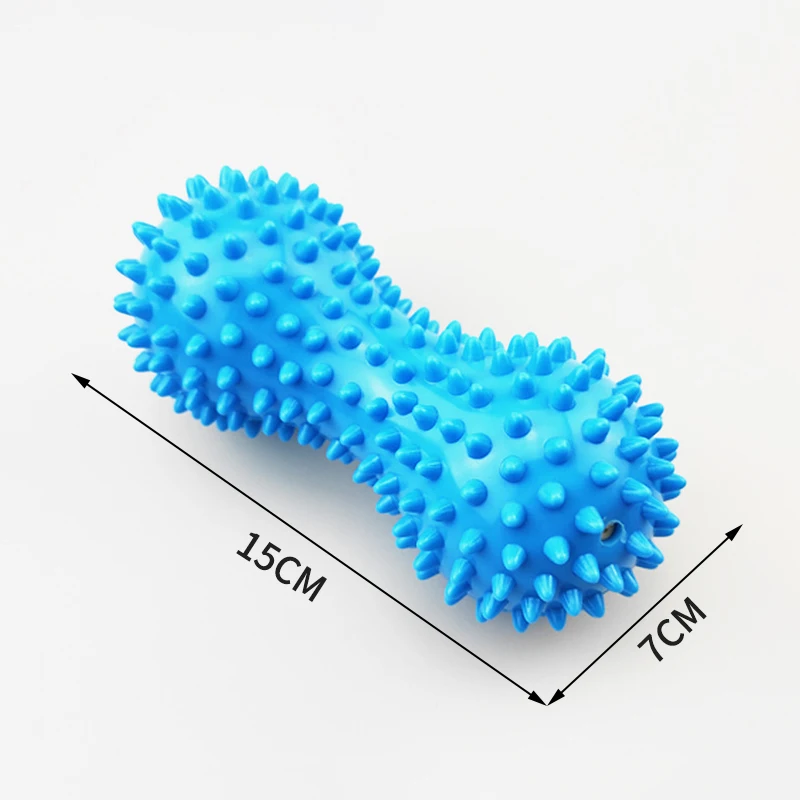 Foot Massage Roller Peanut Double Spike Ball Myofascial Ball Used For oot Fasciitis Fitness Ball Back Foot Arch Massage Ball