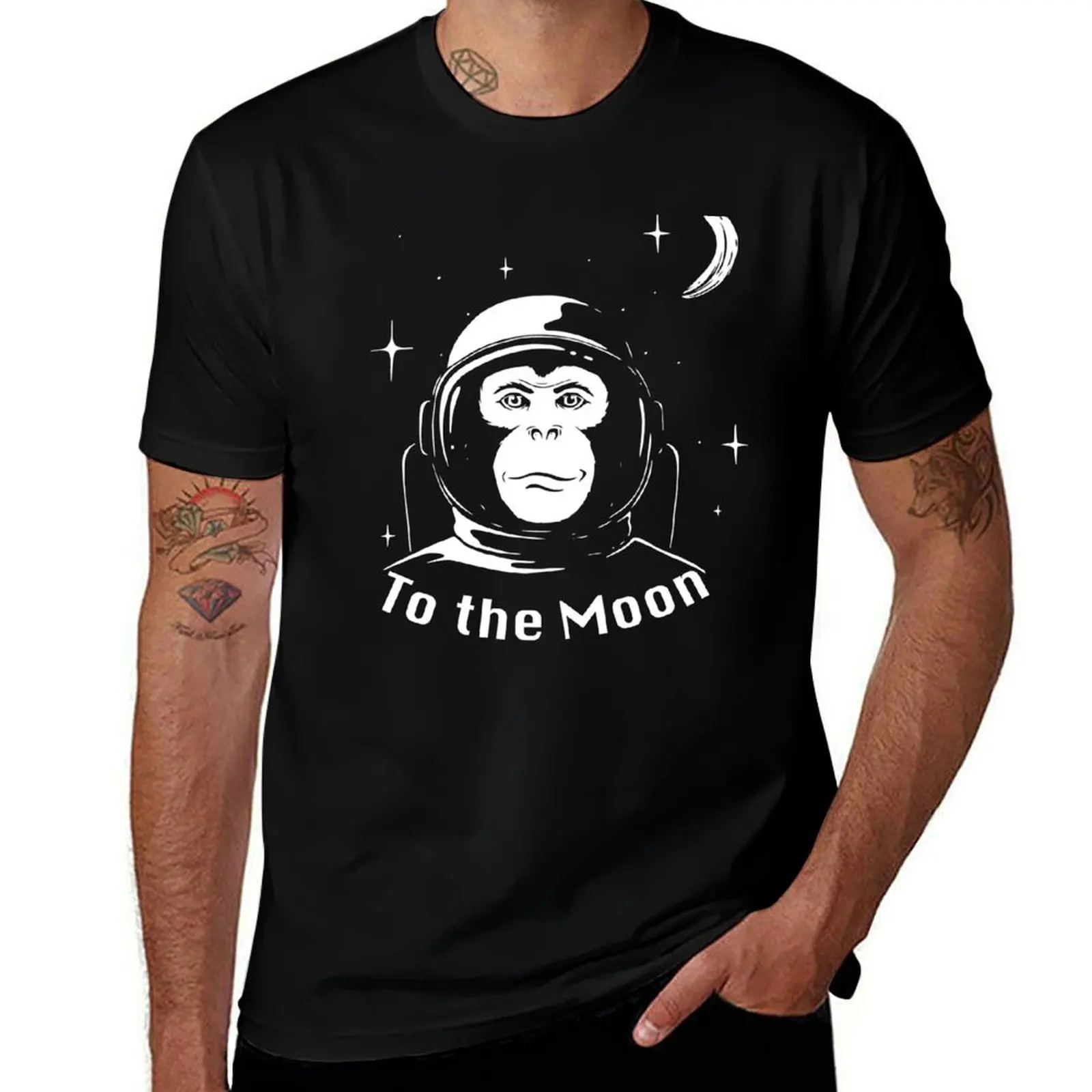 

To the Moon Ape T-Shirt Lightweight Running Sports T-Shirt