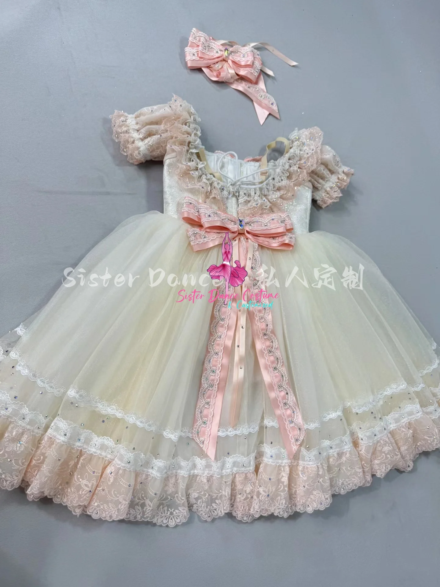 Pink Clara Variations tutu Professional private custom children's women's professional stage competition dress