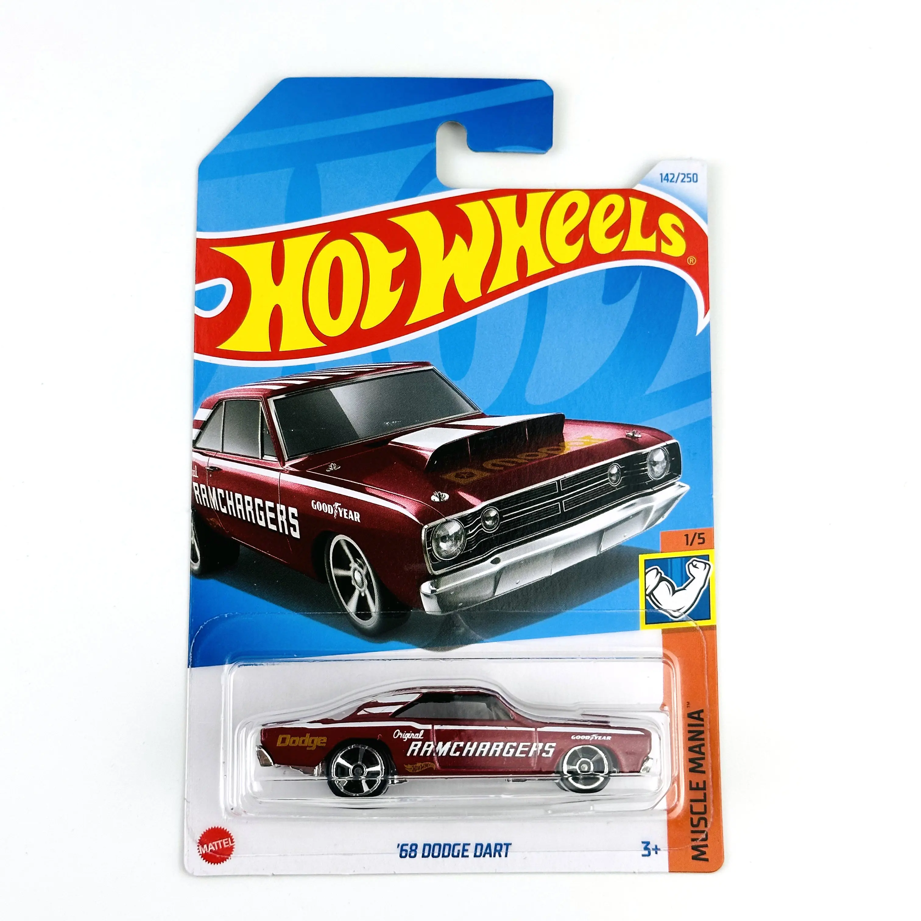 2024-142 Hot Wheels Cars 68 DODGE DART 1/64 Metal Die-cast Model Toy Vehicles