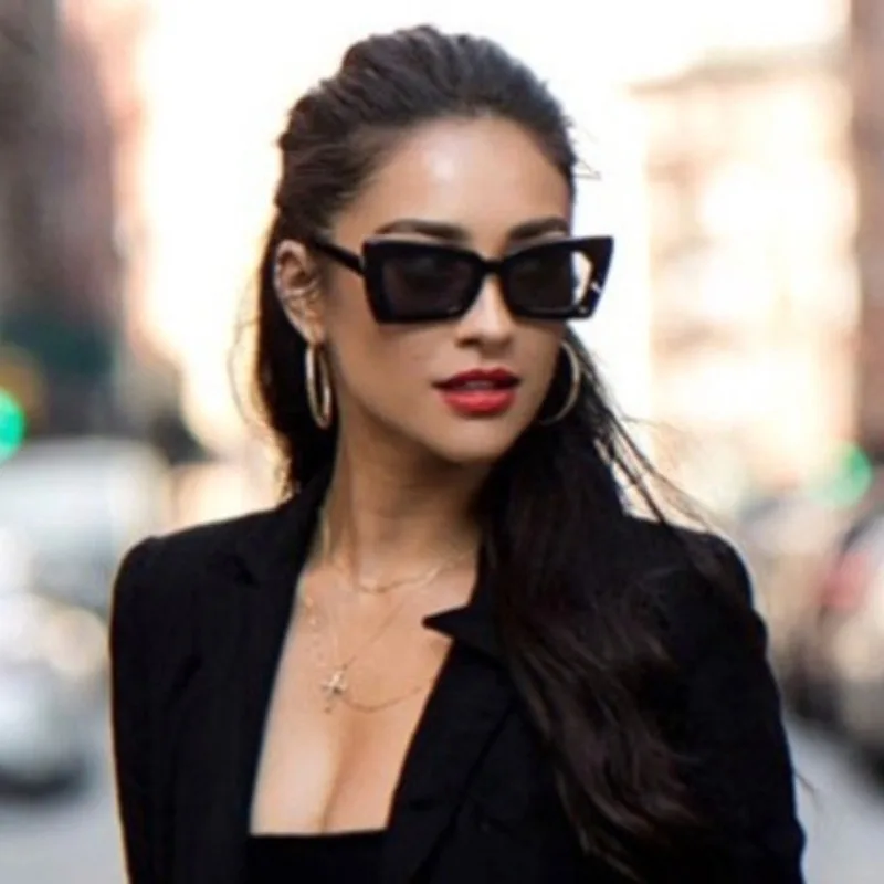 Modische Klassische Eckige Sonnenbrille für Damen/Herren Markendesigner Retro Verspiegelte Sonnenbrillen Vintage Shades