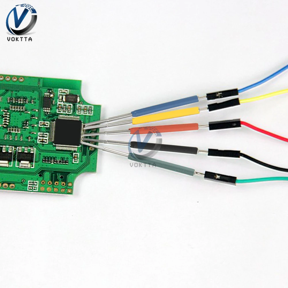 10 Uds Chip Universal Micro IC abrazadera SOP SOIC TSOP MSOP SSOP SMD IC Clip de prueba Pin enchufe adaptador programador para analizador lógico