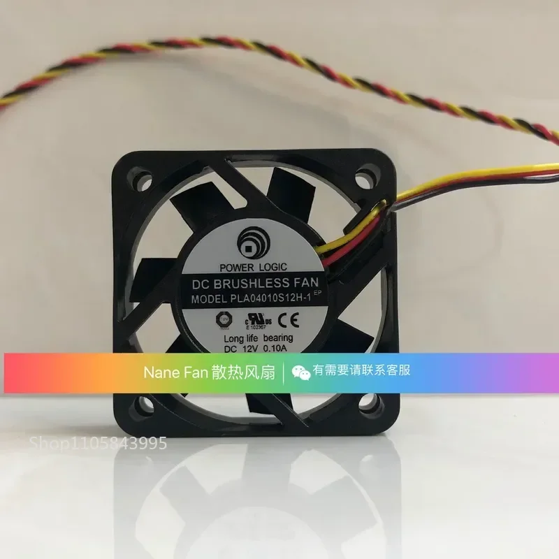for POWER LOGIC PLA04010S12H-1 12V 0.10A 4010 4CM Nanbei Bridge Silent Fan