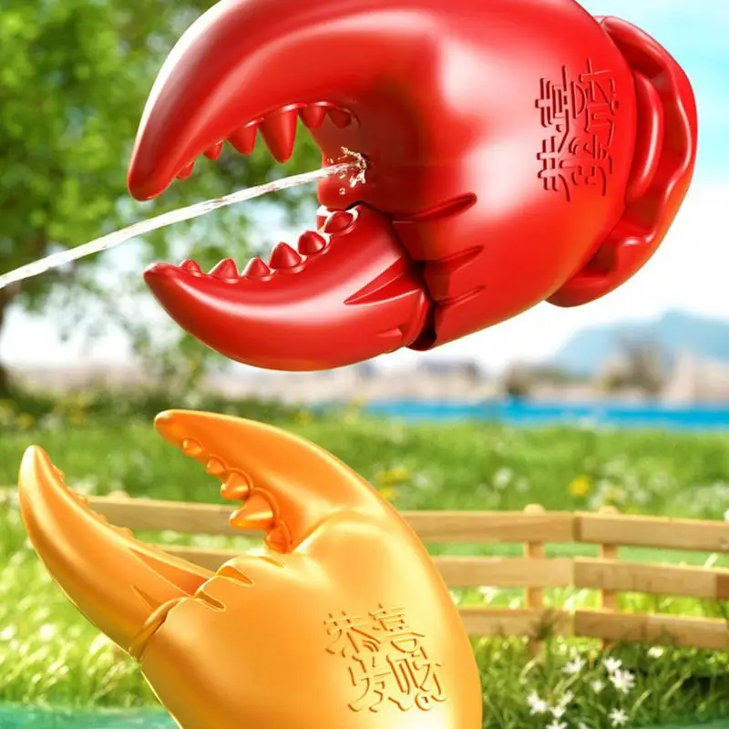 Beach Water Sprayer Toy para crianças, Novidade Water Squirter, Friendly Water Toys, Fun Pool Squirt Toys com Crab Claw Shape for Pool Garden