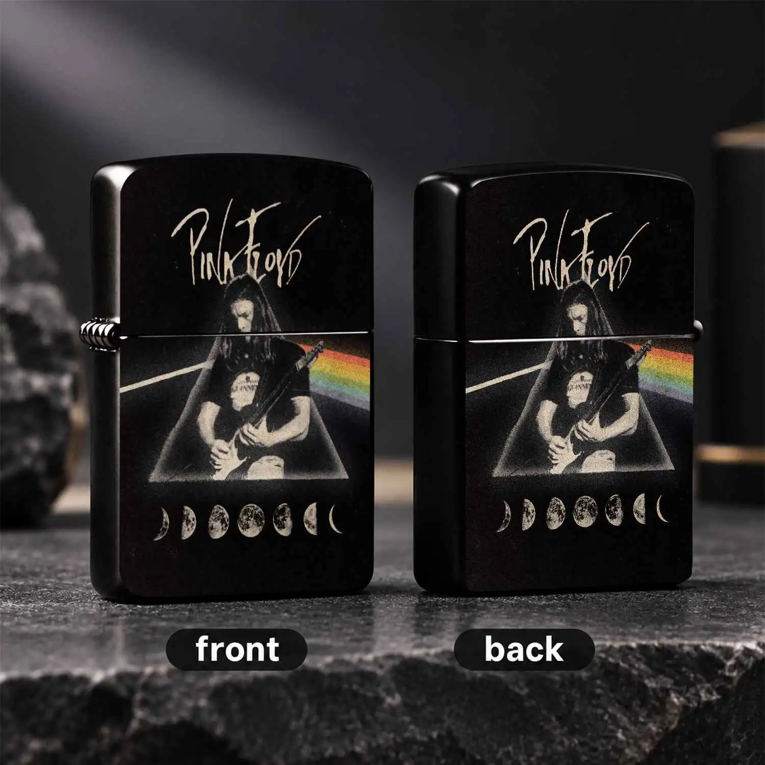 Vintage Pink Themed Portable Accessory, Classic Rock Band Peripheral, Creative Stylish Practical Decor, Multi-Scenario Suitable For Daily Gathering, Exquisite Niche Commemorative Item With Unique Retro Vibe Interesting And Humorous Lighters