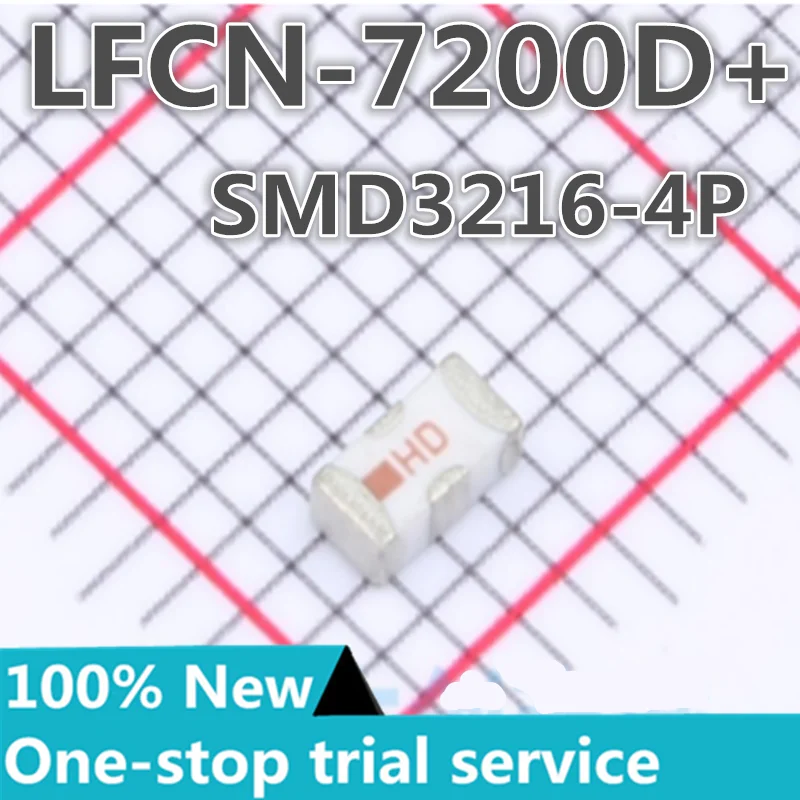 

2-100pcs LFCN-7200D+ package SMD3216-4P 50Ω 8.15GHz new original genuine RF microwave chip low-pass filter MINI RF filter