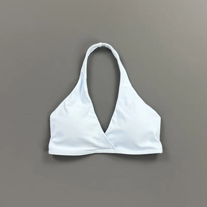HISTELLO Origin Neckholder-BH Damen Rückenfreier Sport-BH Weich Elastisch Atmungsaktiv Fitness-Top Pilates Gym Running Yoga Unterwäsche – Detail 13