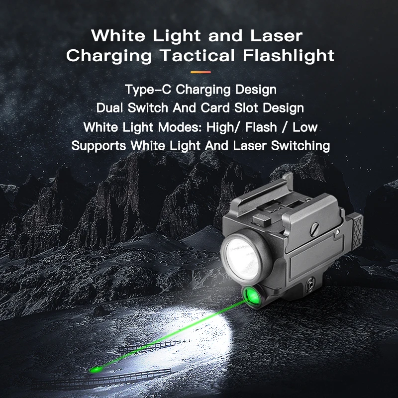 Imagem -06 - Tactical Combo Red Laser Led Lanterna Luz Arma para Caça e Tiro Esportes com Picatinny Rail Mount Richfire Sfd089