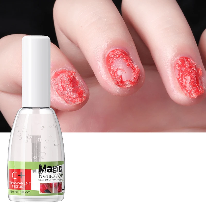 15Ml Doorweekt Verwijderaar Vernis Tool Burst Gel Lijm Weken Van Verwijderaar Polijsten Nail Cleaner Uv Gel Voor Manicure Nagellak Nagel Lac