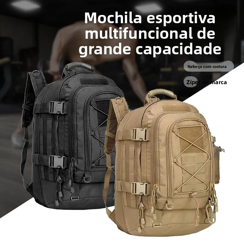 camouflage-tactical-backpack-large-capacity-outdoor-sports-climbing-riding-waterproof-men's-shoulder-bag-outdoor-adventure