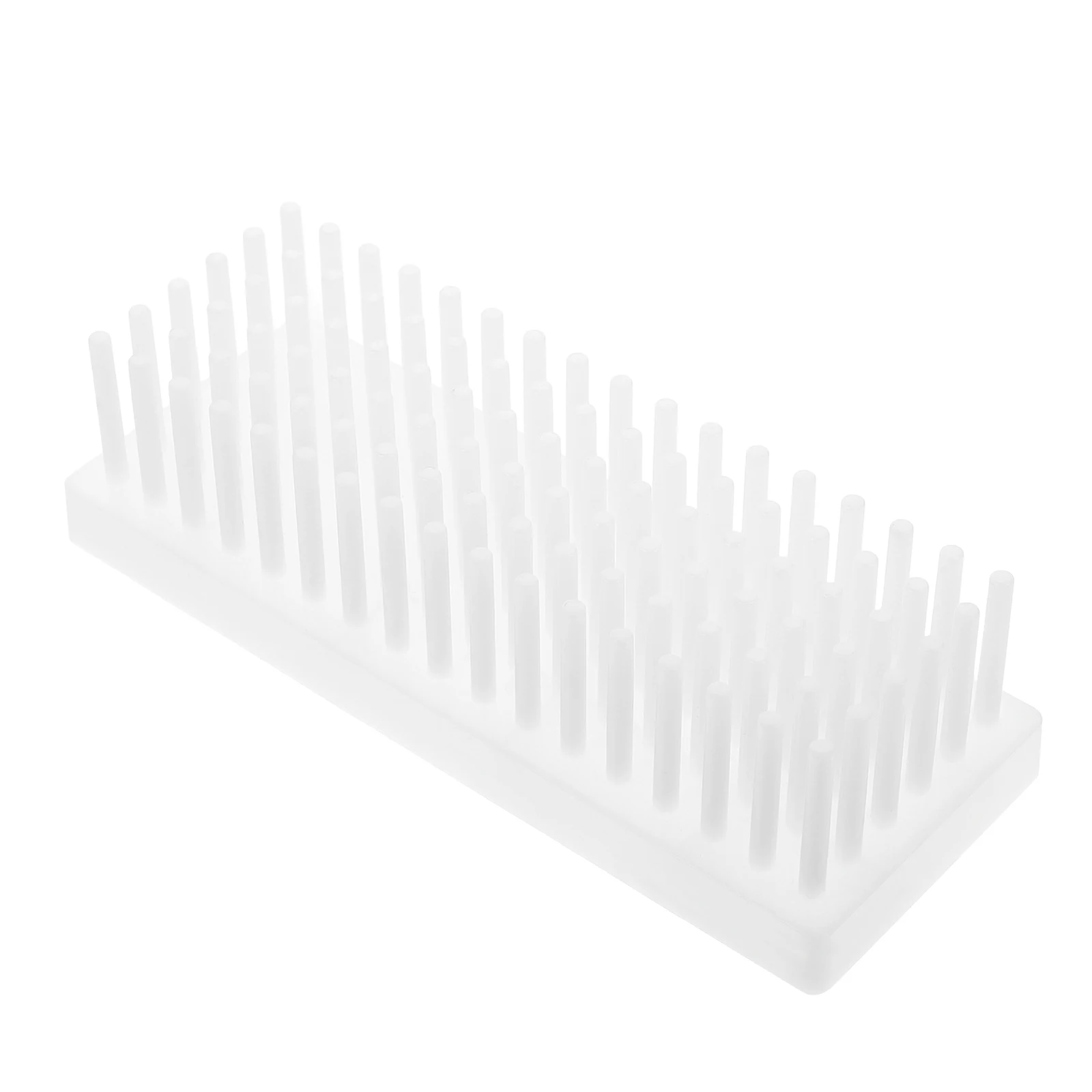 

Test Tube Rack Laboratory Holder Shelf Reusable Sampling Drying Plastic Stand Display Bottle Vial Container Lab Experiment