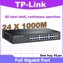 TP-LINK TL-SG1024DT Full-gigabit Network Monitoring 24-port Switch 1000M Network Cable LAN Splitter Ethernet HUB