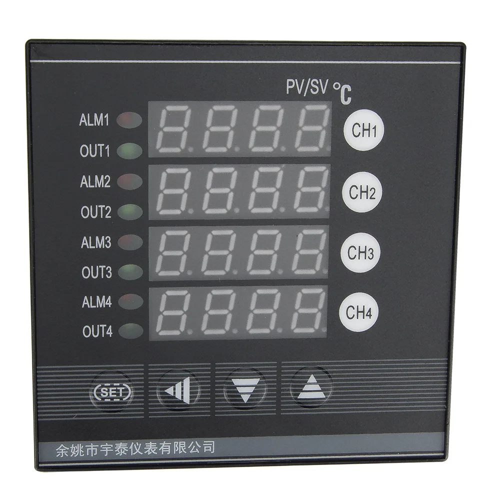 XMTA-JK4 96*96mm 4 ways 4 PIDs digital temperature controller relay SSR SCR output (not include SSR SCR)