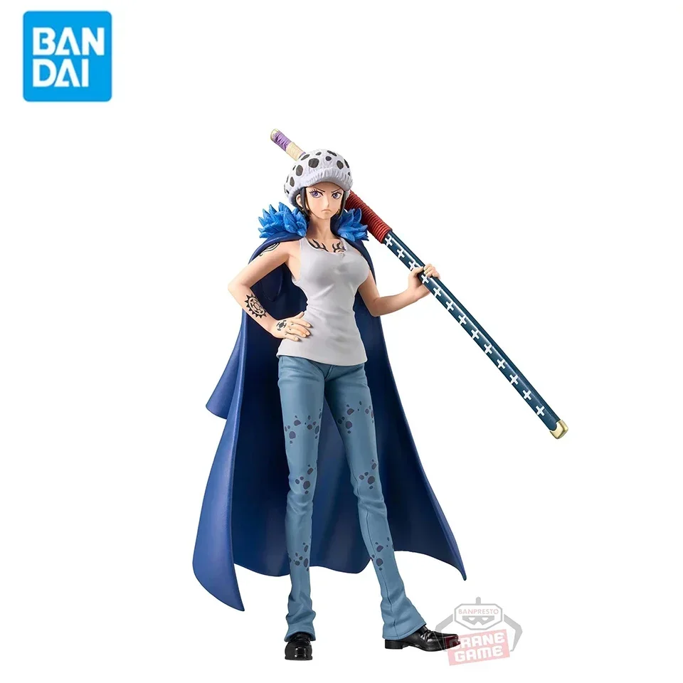 

In Stock Original Genuine Banpresto One Piece 18cm Trafalgar Law PVC Anime Figures Model Toys Collection Ornament Gifts For Kids
