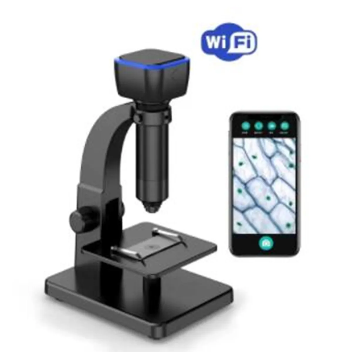 

5MP 2000X Wireless WIFI Digital Microscope For Science Inspection Handheld Endsocope Camera Magnifier CMOS Borescope Otoscope