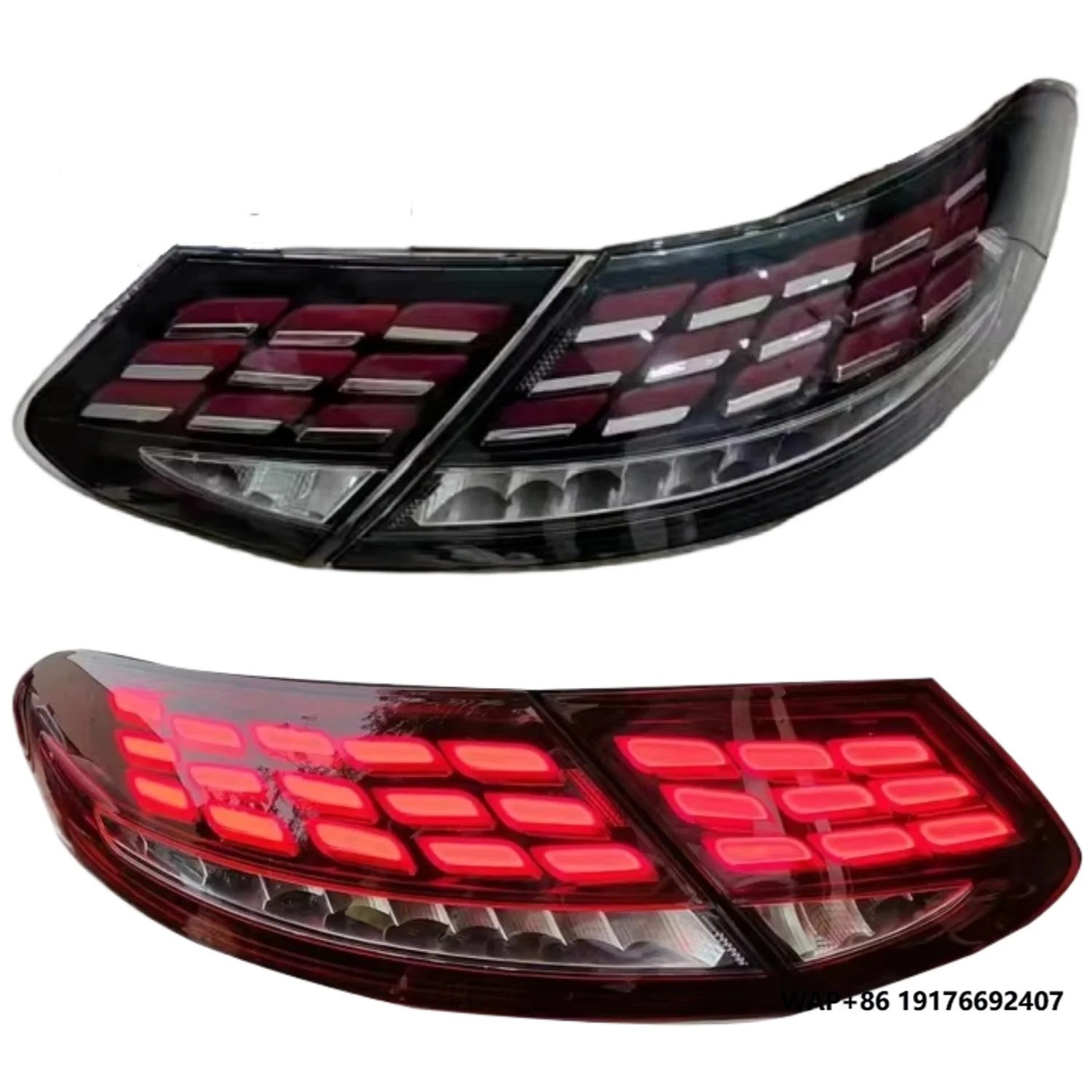 W205 Coupe Upgrade Taillights for Benz C-Class 2015-2020 Modified Lights DRL Dynamic Turn Signal LED Rear Lamps Auto Accessories