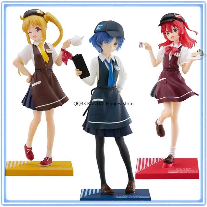 

Original Anime Bocchi The Rock! Yamada Ryo Kita Ikuyo Ijichi Nijika Cafe Ver. Action Figure Desktop Ornaments Model Gift