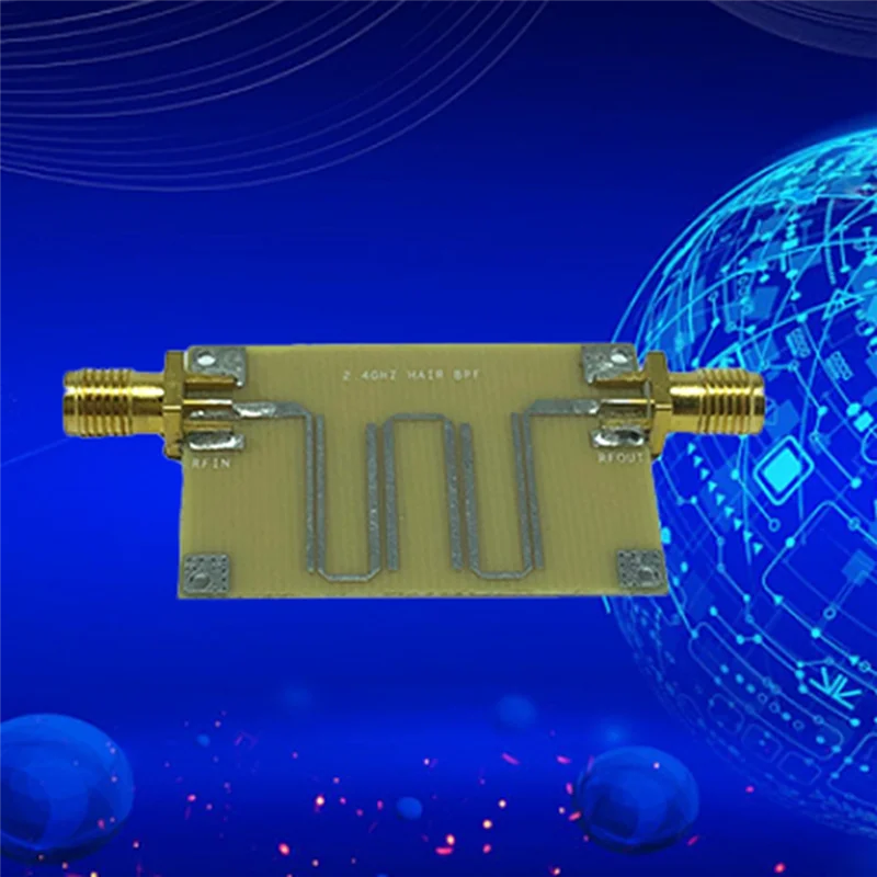 

M20K 1 шт. микрополосный фильтр, полосовой фильтр частоты, универсальный, удобный, портативный, универсальный, модуль полосового фильтра для печатной платы