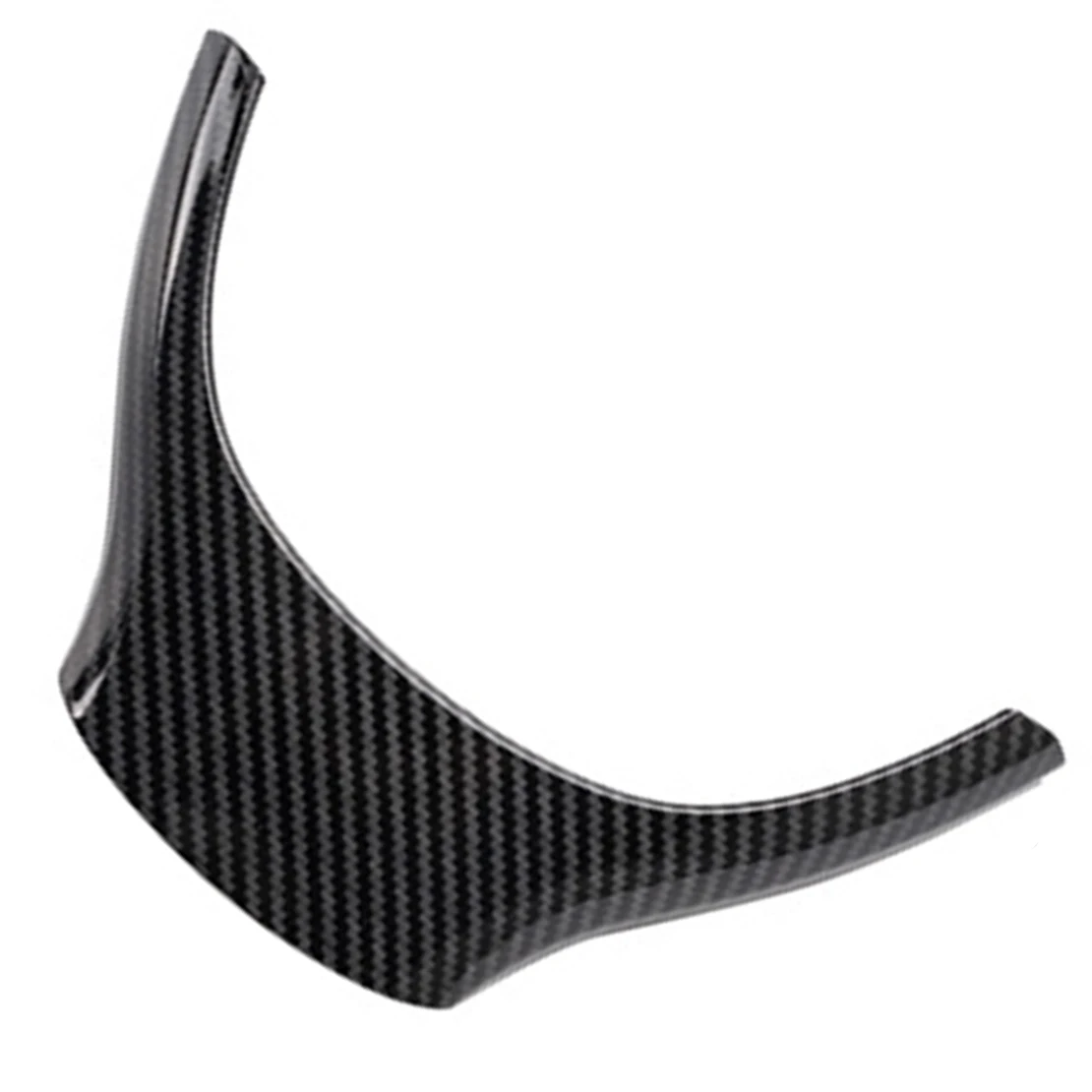 Carbon Fiber Style Steering Wheel Lower Trim Cover Fit For BMW 5 7 Series 2011 2012 2013 2014 2015