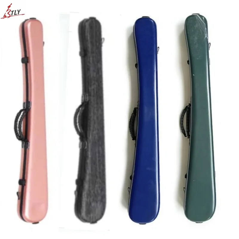 

Высококачественный жесткий футляр из материала ПК с двойным басом и луком для двух предметов 4/4