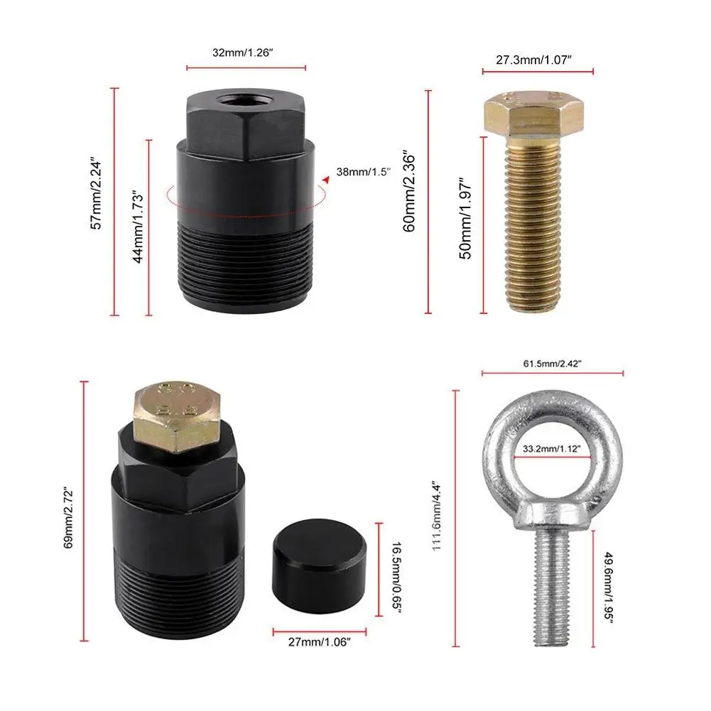 91-90455-1 رفع العين دولاب الموازنة مجتذب سبائك الصلب بأكسيد استبدال عملي لإصلاح مارينر #6