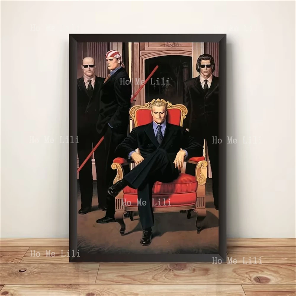 Geese Howard & Billy Henchman Premium Poster Canvas Wall Art For Livingroom Decor