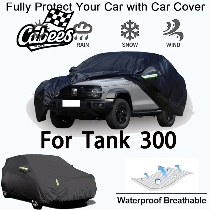 

Full Car Cover For Tank 300 Outdoor Protective Gear-Snowproof Sunproof Waterproof Dustproof Anti-Scratch Covers Auto Accessories