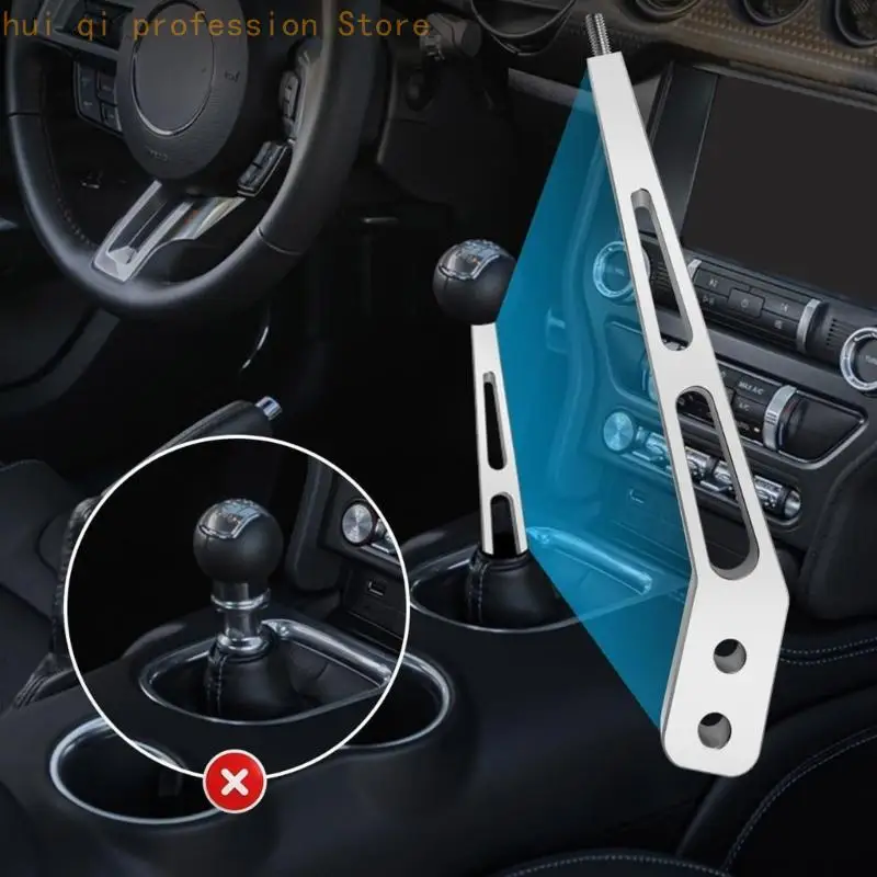 10-Zoll-Schalthebel aus gebogenem Aluminium für Tremec T56-Getriebeschalthebel H8WE – Detail 9