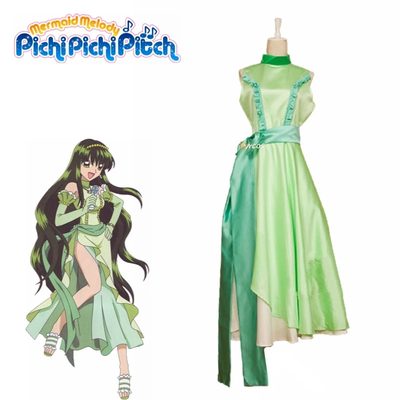 

Anime Mermaid Melody Pichi Pichi Pitch Toin Rina Cosplay Costume Princess Dress Brand New For Replica Carnival Party