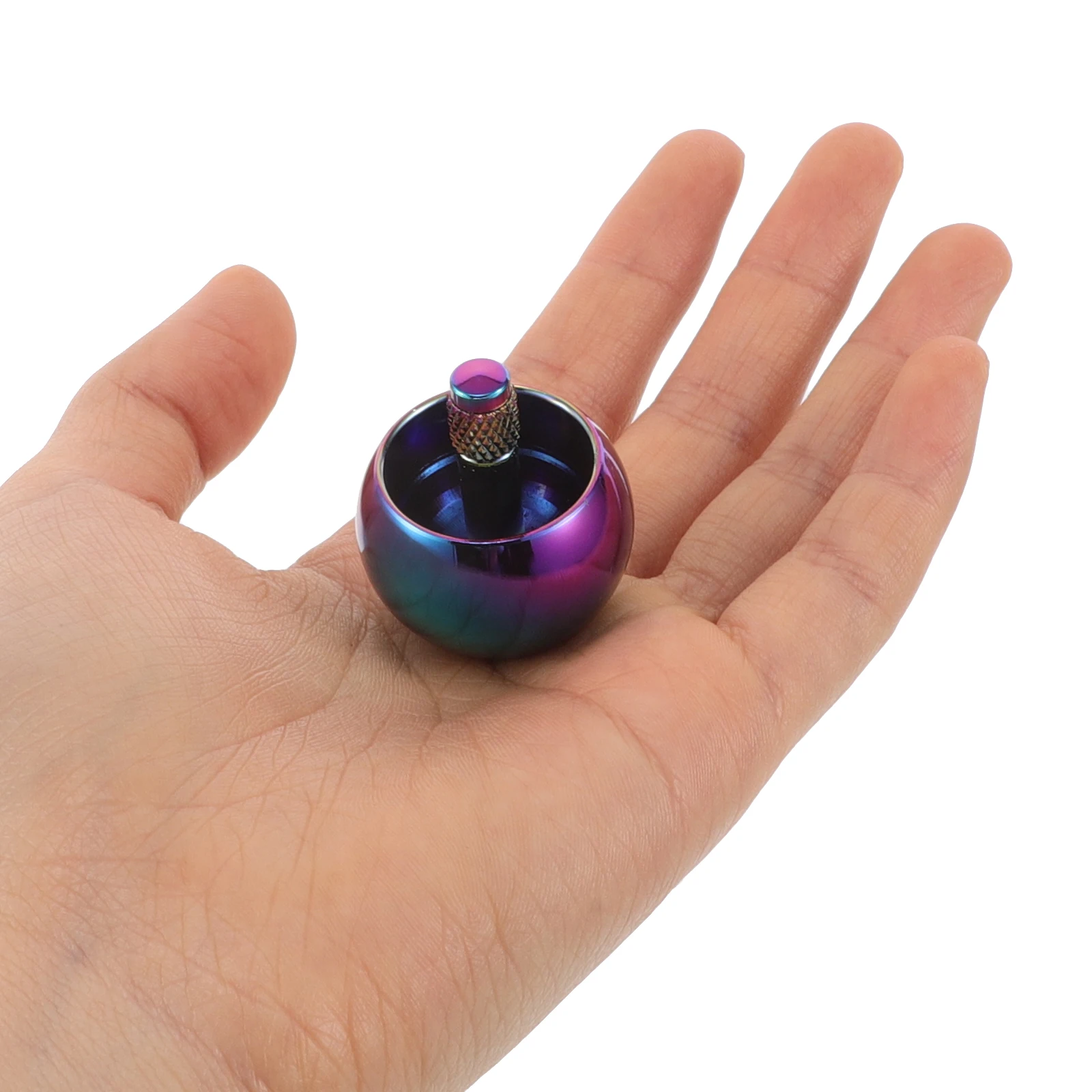 

Metal Gyro Gyroscope Spinning Top Present Creative Playthings Tops Retro Toys Automatic
