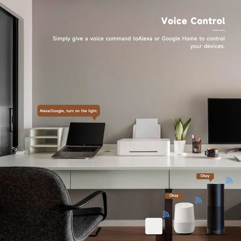 Tuya-Passerelle WiFi sans fil intelligente, airies Bluetooth, Vie intelligente multimode, Télécommande nous-mêmes avec Alexa Home