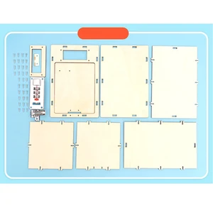 Holzkennwortbox für Kinder, DIY, Codeversammlung, Wissenschaft, Schulprojekte, experimentelle Kits, MINT, Bildungsspielzeug 10 Hauptverkaufsgeheimnis -Code -Spiel - №10