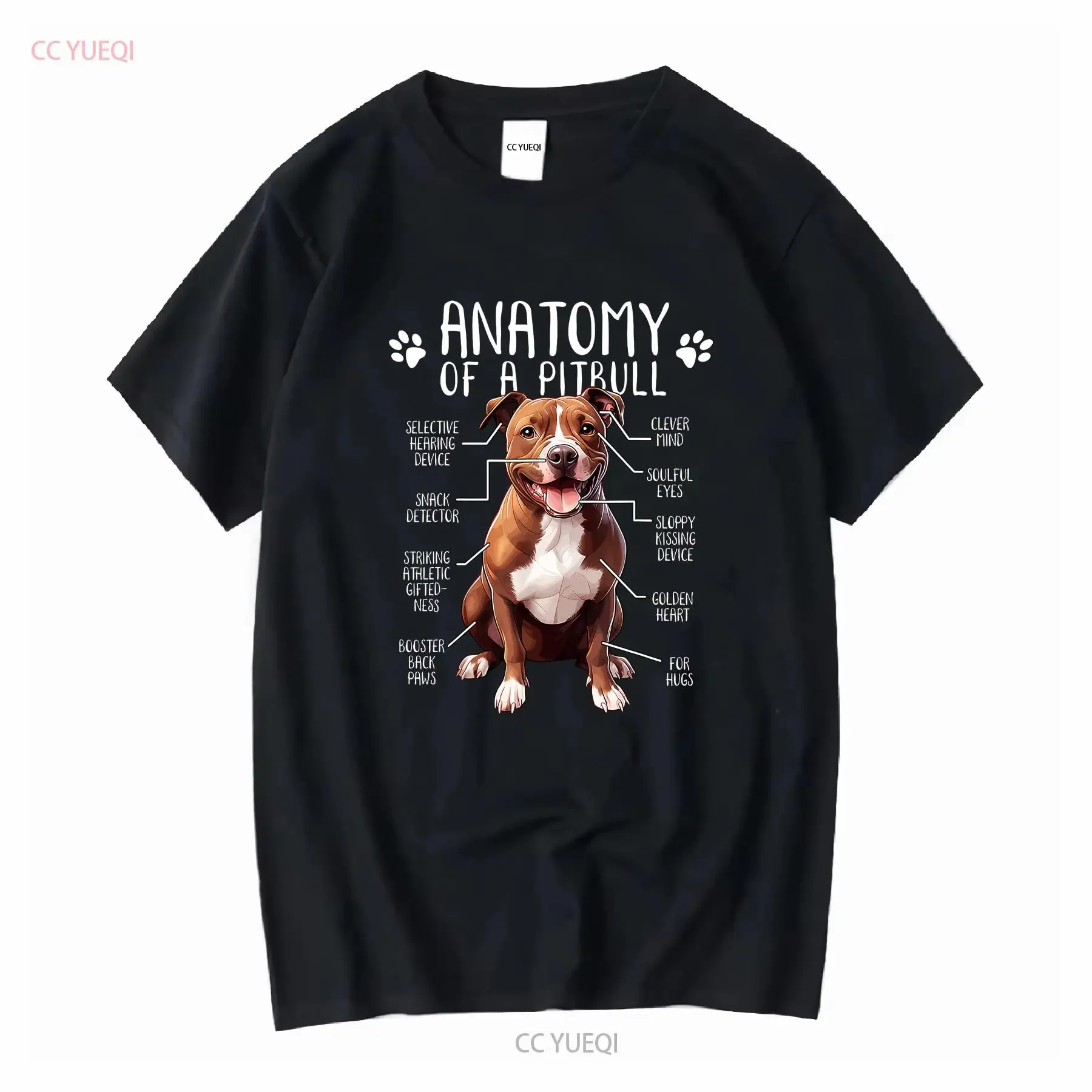 NUEVA LIMITADA Anatomía Pitbull Perro Lindo Pittie Amante Pit Bull Propietario Camiseta S 5XL Mangas largas o cortas vintage Lavado Unisex