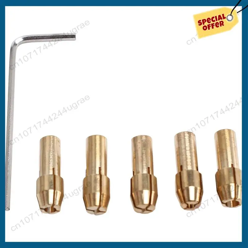 -A15I 5X Mini Electric Hand Drill Bit Set DC 12V Motor 0.5-3Mm HSS Twist Drill Bit With 25Pcs Chuck Collets