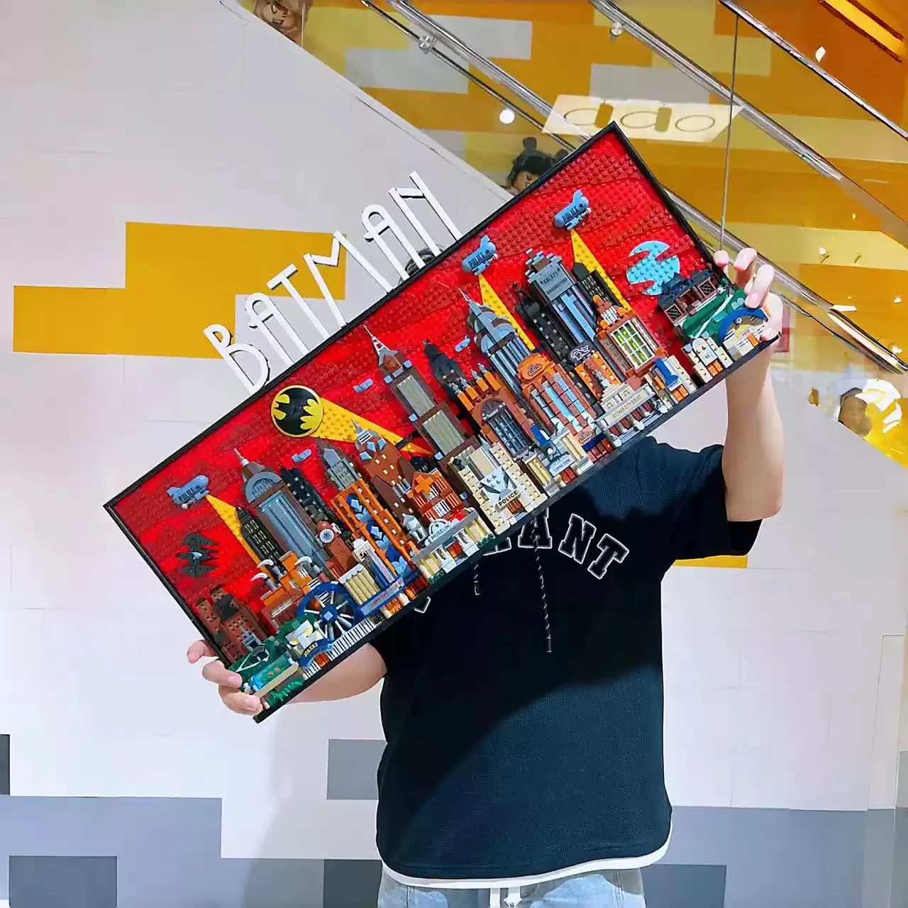 2025 جديد 76271 باتمان: سلسلة الرسوم المتحركة مدينة جوثام اللبنات لعبة جدار الزينة المتقدمة H هدية الكريسماس