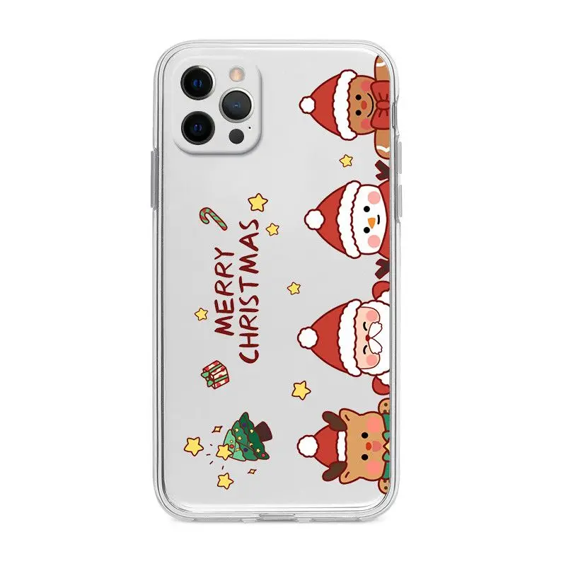 Cartoon Christmas Phone Case For OPPO A60 A40 A78 A36 A76 A93 A53 A54 A9 A31 A57 2020 A3S A5 A16 A16K A38 A18 soft