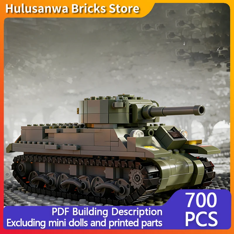 

M7B1 105mm Howitzer Model MOC Building Bricks War Equipment Modular Technology Gifts Holiday Assemble Children Toys Suit